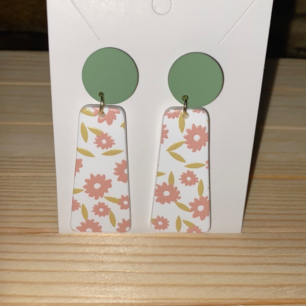 Floral earrings